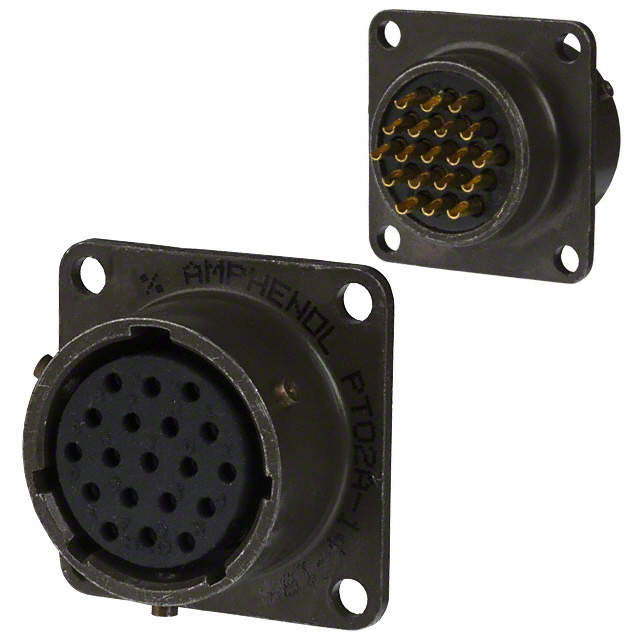 Connecteur Circulaire Amphenol 97-22-19S - 14 Positions, Soudure, Shell 22, Pour Câblage